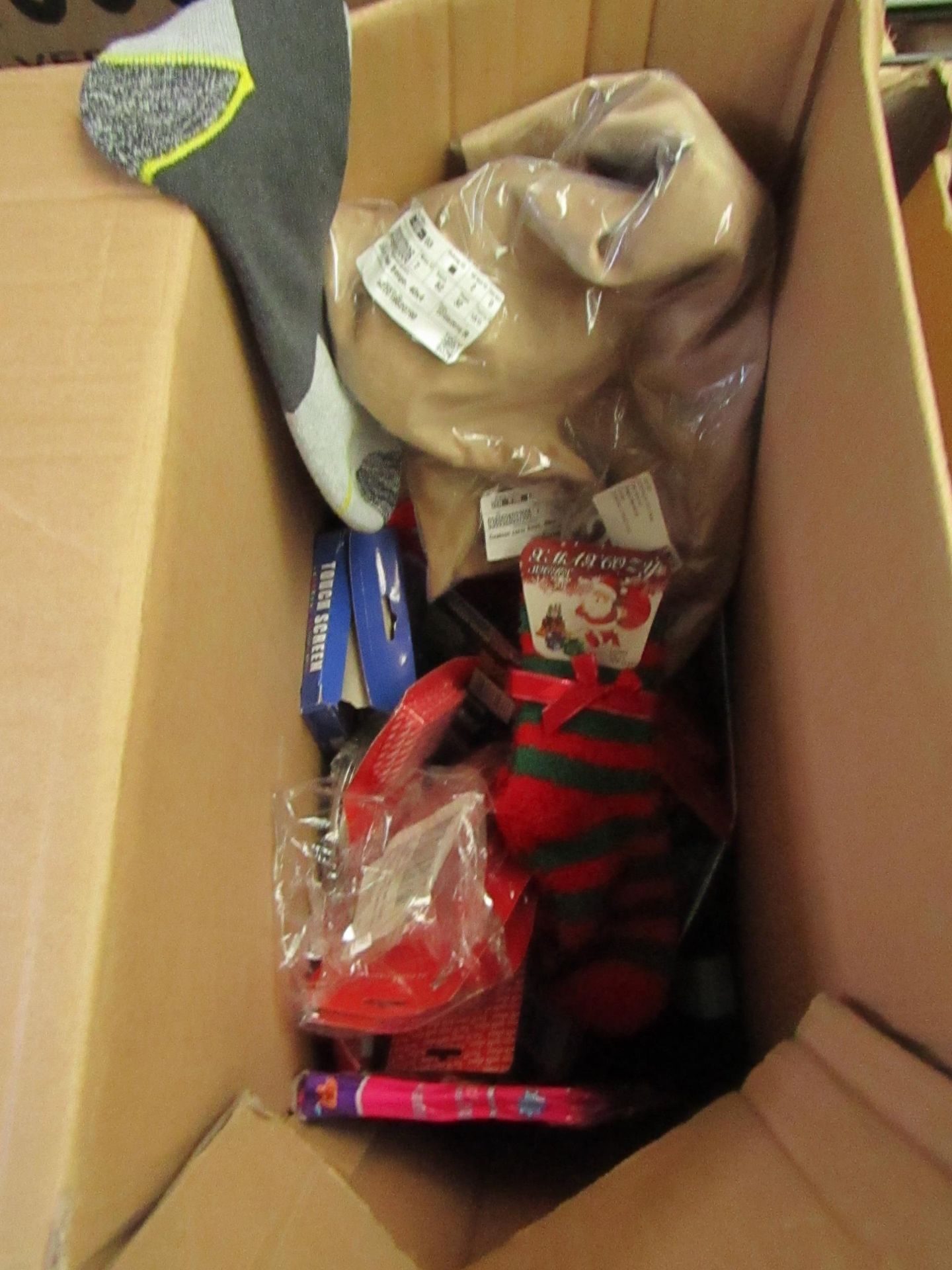 Box of Assorted Items incl Household items,kids toys etc. all unchecked