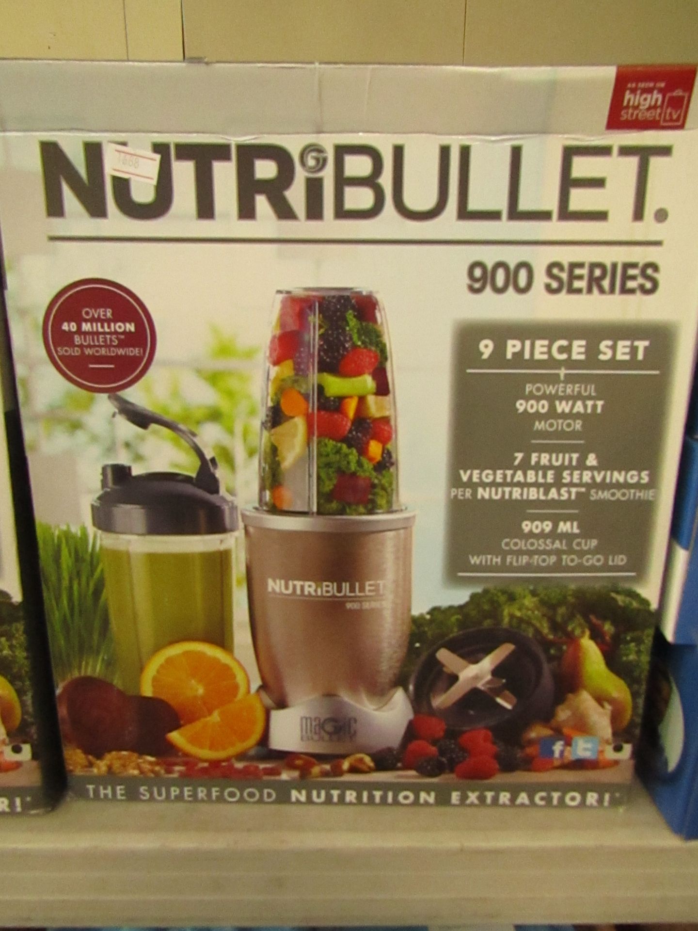 | 1x | Nutri Bullet 900 Series | unchecked, boxed and unchecked for accessories | no online re- - Image 2 of 2