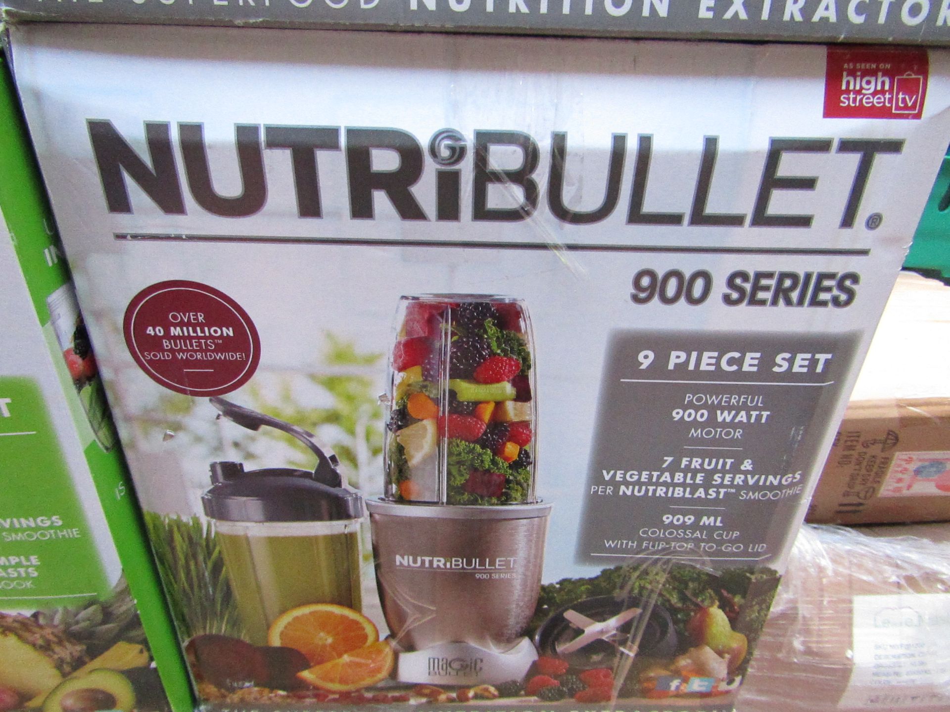 | 1x | nutribullet 900 series | unchecked and boxed | no online re-sale | Sku C5060191467353 |