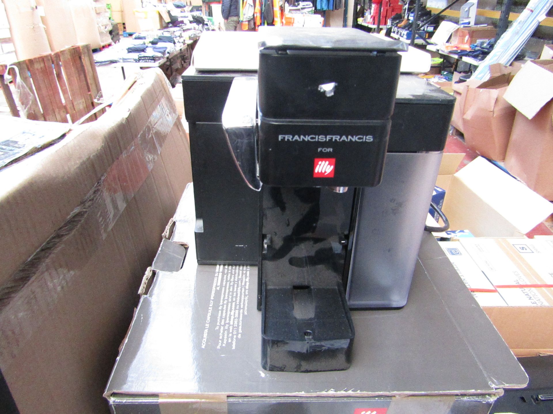 Illy Y5 Milk Iperespresso Machine, boxed and untested.