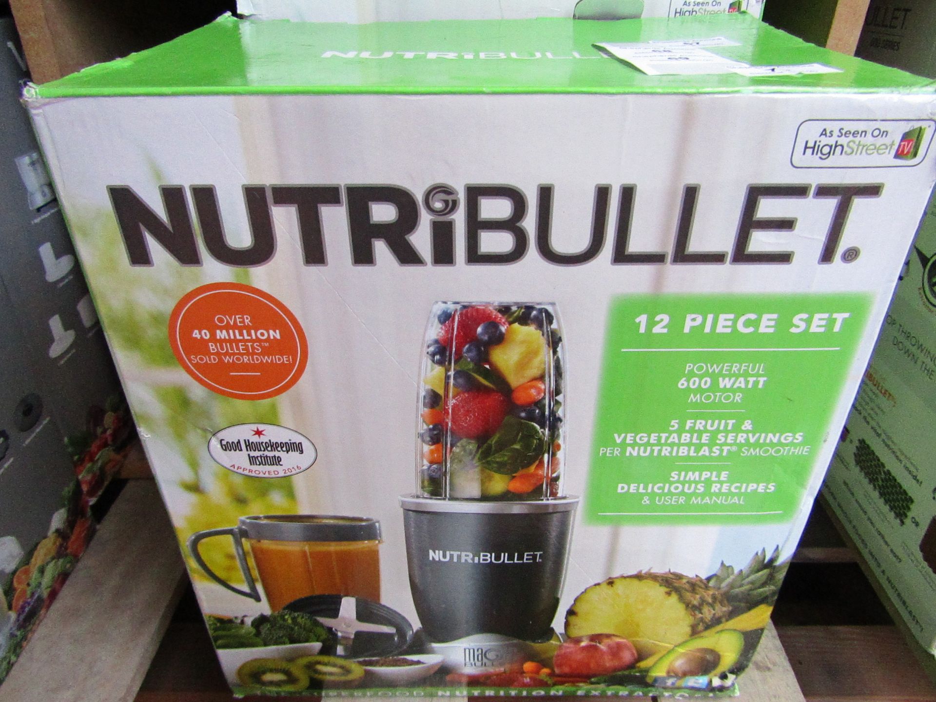 | 1x | nutribullet 600 series | unchecked and boxed | no online re-sale | Sku C5060191467346 |