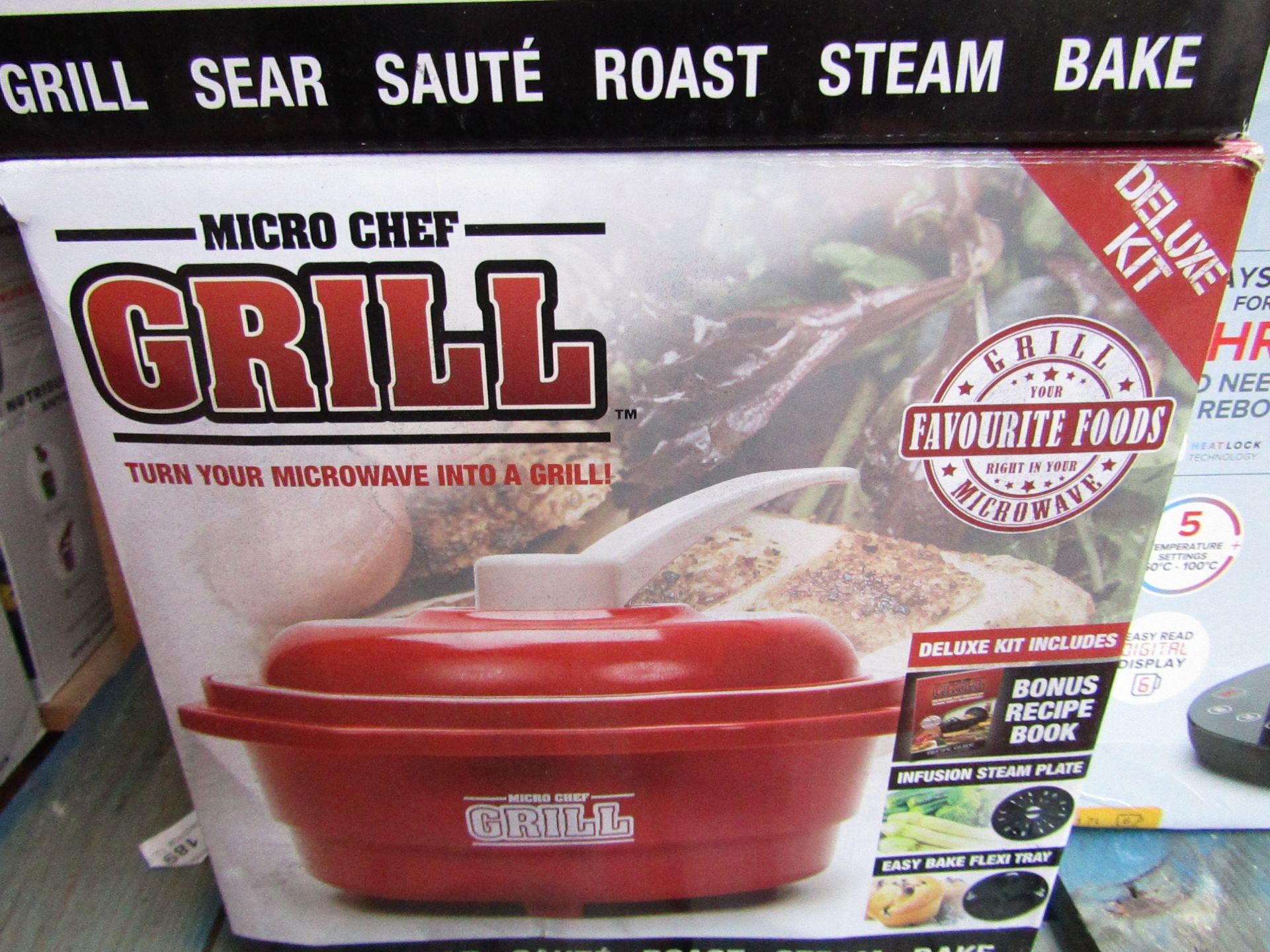 | 1x | micro chef grill | unchecked and boxed | no online re-sale | Sku C5060368012140 | RRP £39.