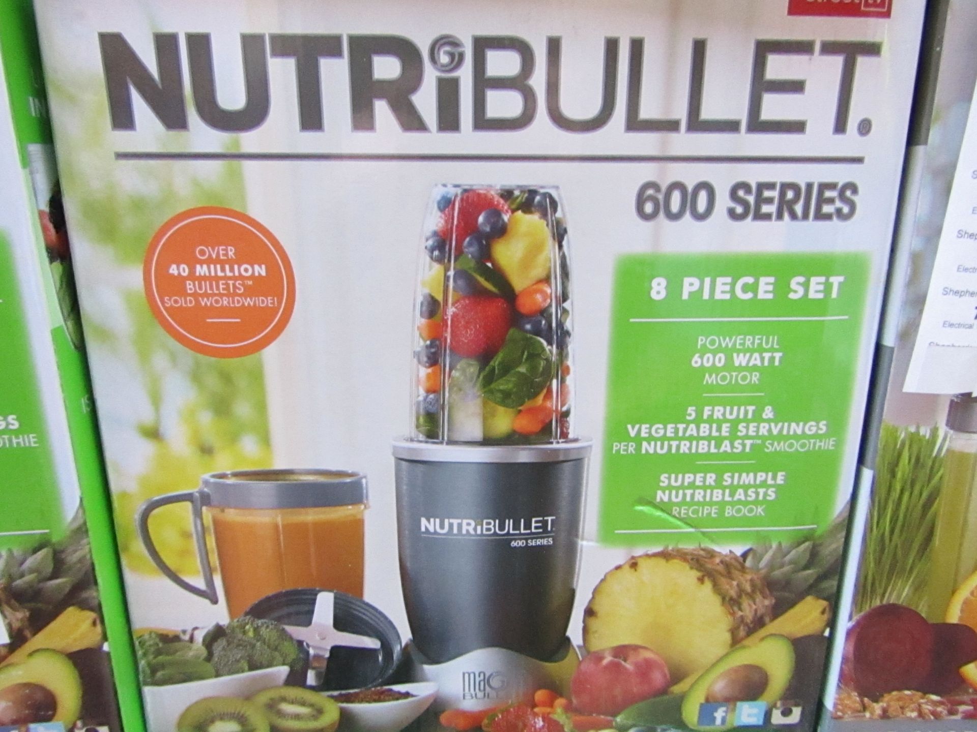 | 1x | nutribullet 600 series | unchecked and boxed | no online re-sale | Sku C5060191467346 |