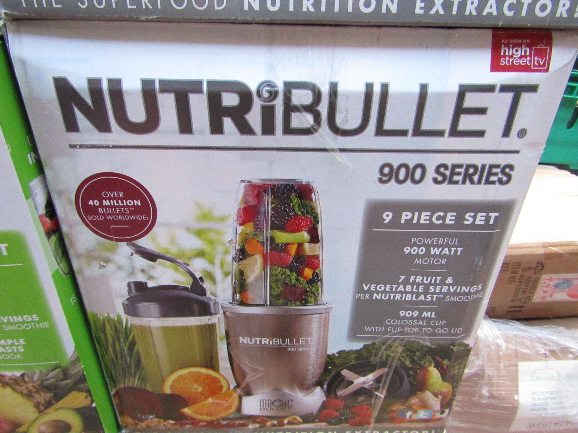 | 1x | nutribullet 900 series | unchecked and boxed | no online re-sale | Sku C5060191467353 |