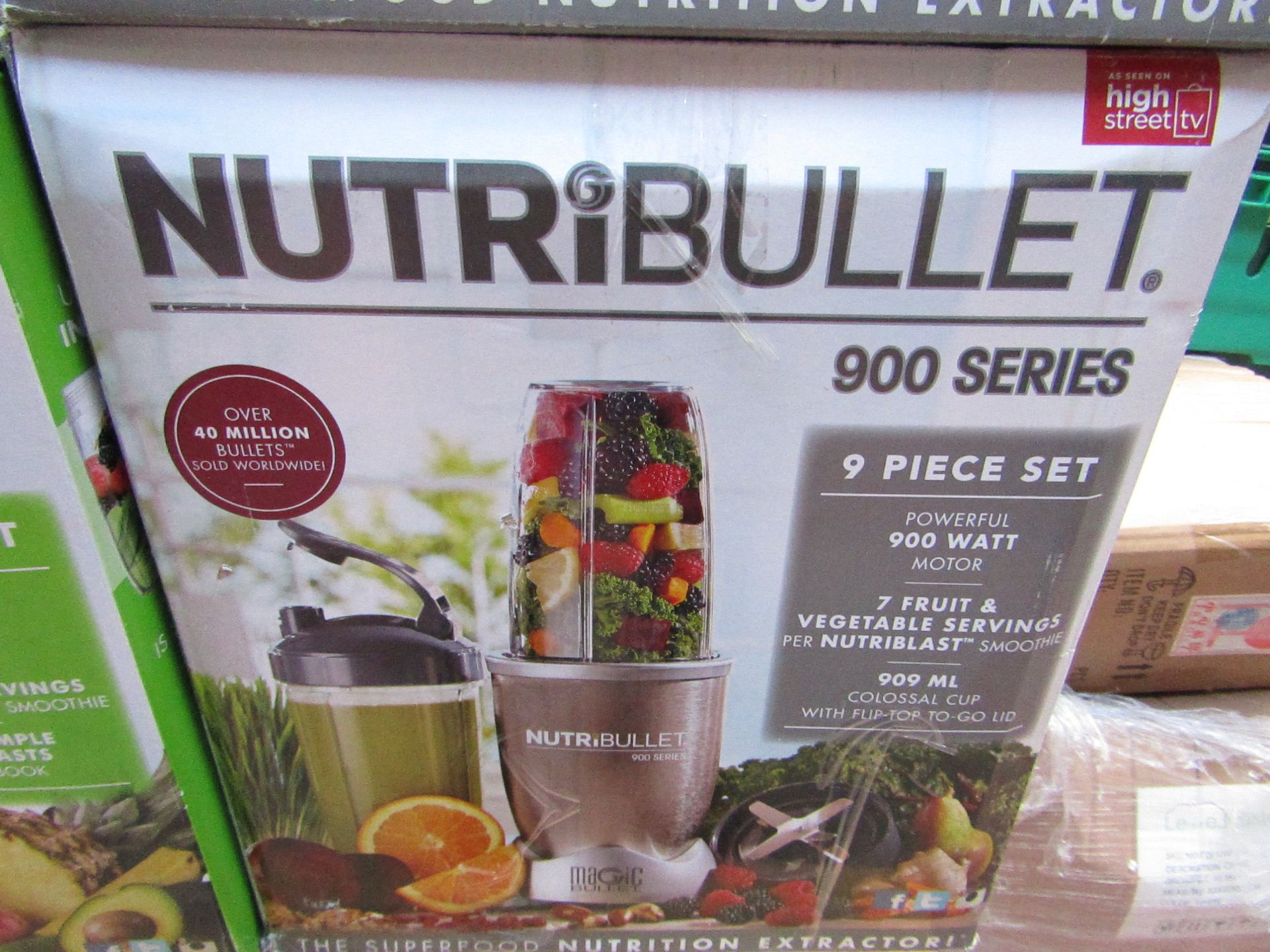 | 1x | nutribullet 900 series | unchecked and boxed | no online re-sale | Sku C5060191467353 |