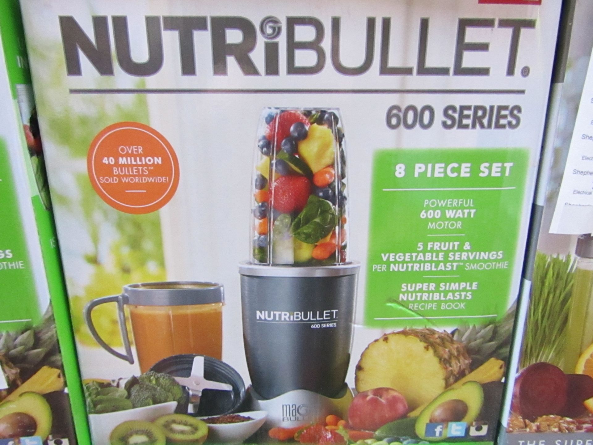 | 1x | nutribullet 600 series | unchecked and boxed | no online re-sale | Sku C5060191467346 |