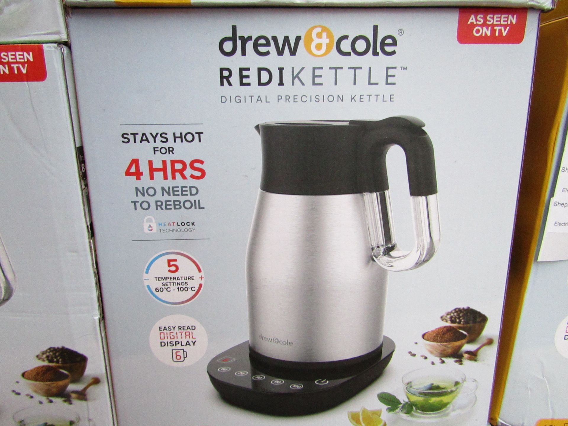 | 1x | drew and cole redikettle 1.7L chrome | unchecked and boxed | no online re-sale | Sku