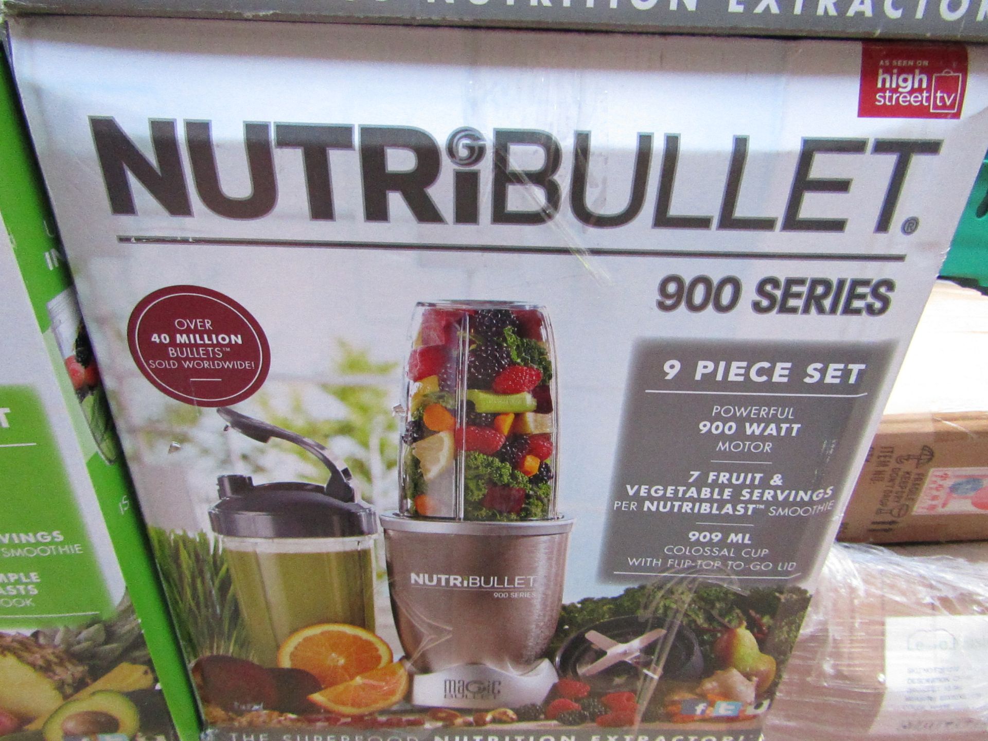 | 1x | nutribullet 900 series | unchecked and boxed | no online re-sale | Sku C5060191467353 |