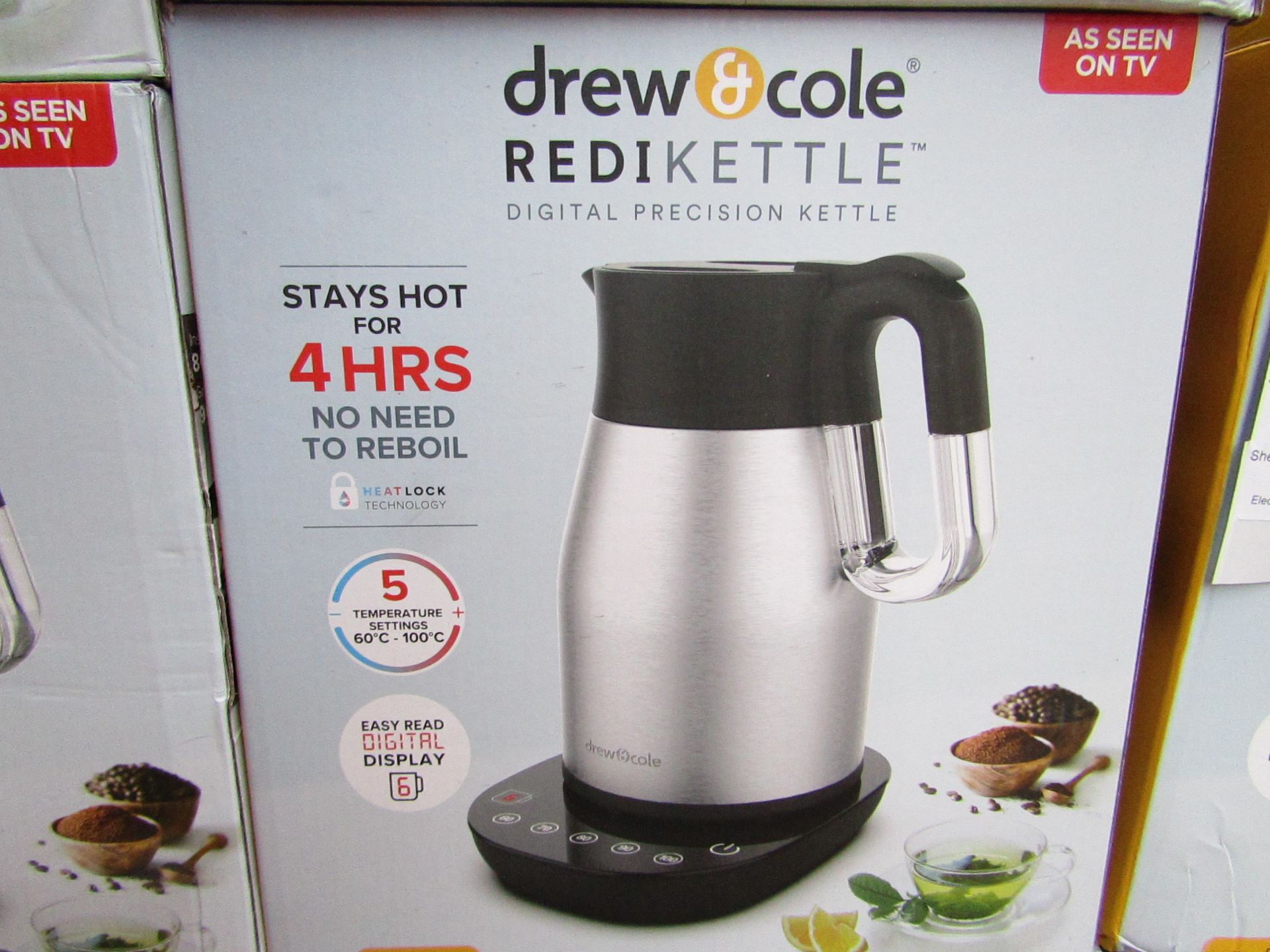 | 1x | drew and cole redikettle 1.7L chrome | unchecked and boxed | no online re-sale | Sku