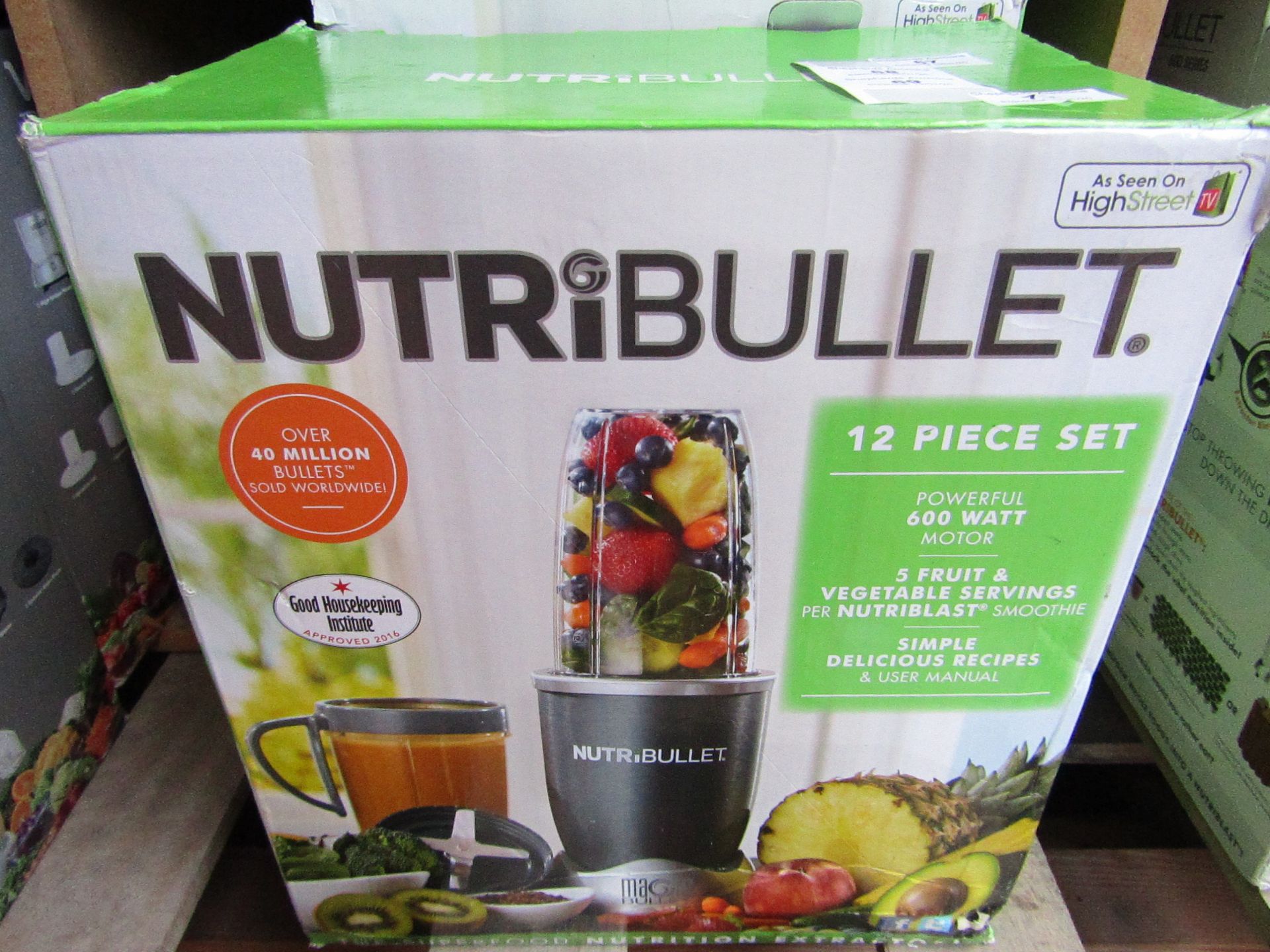 | 1x | nutribullet 600 series | unchecked and boxed | no online re-sale | Sku C5060191467346 |