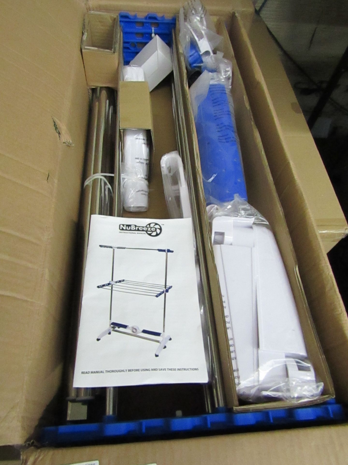 | 1x | NU BREEZE DRYING SYSTEM | UNTESTED & BOXED | NO ONLINE RE-SALE | SKU - | RRP £59.99 |