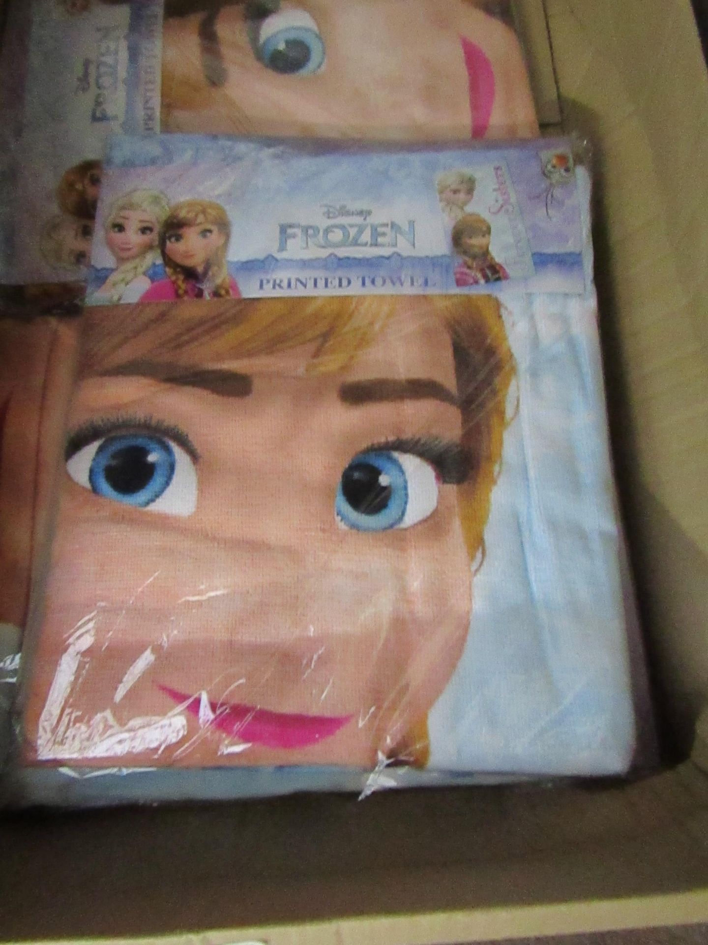 Frozen Printed Towel. New & Packaged