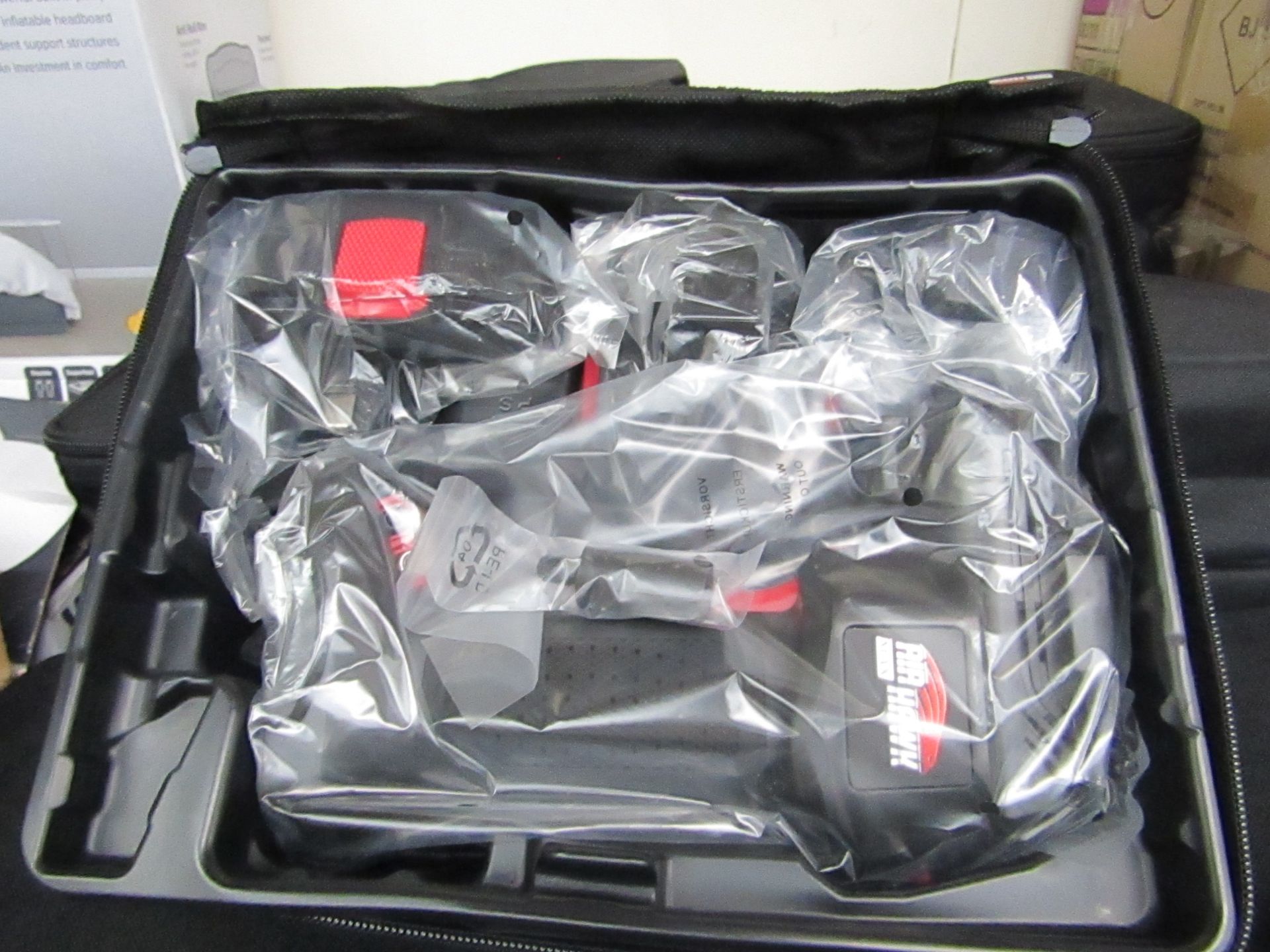 | 1x | AIR HAWK PRO CORDLESS HANDHELD COMPRESSOR | TESTED WORKING & BOXED | NO ONLINE RE-SALE |