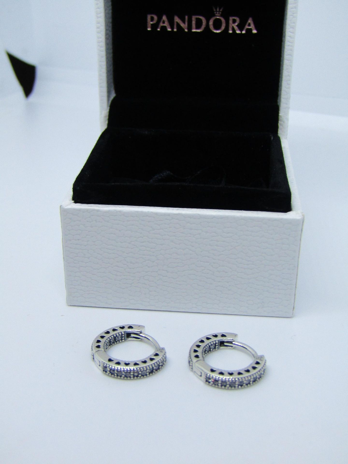 Pandora Silver 925 Earrings (see image for design) in Presentation box & Gift bag (ideal gift for