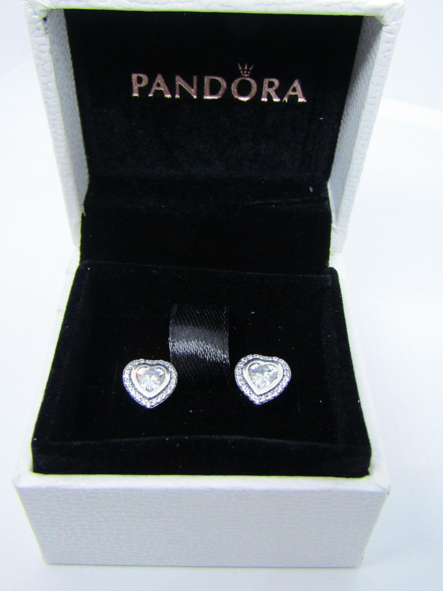 Pandora Silver 925 Earrings (see image for design) in Presentation box & Gift bag (ideal gift for