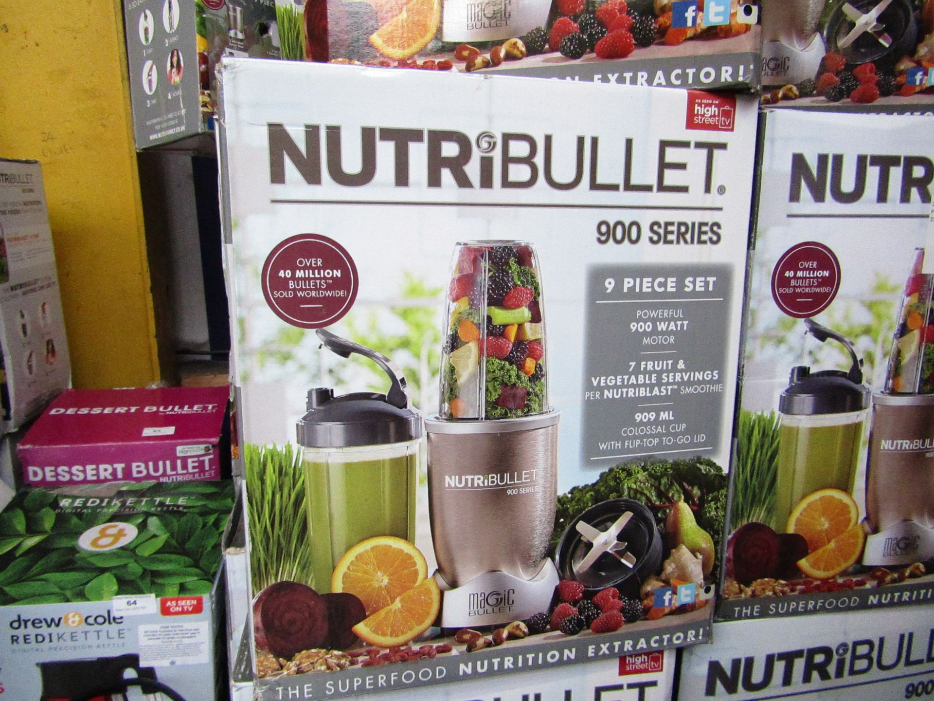 | 1X | NUTRIBULLET 900 SERIES | UNCHECKED AND BOXED | NO ONLINE RE-SALE | SKU C5060191467353 |
