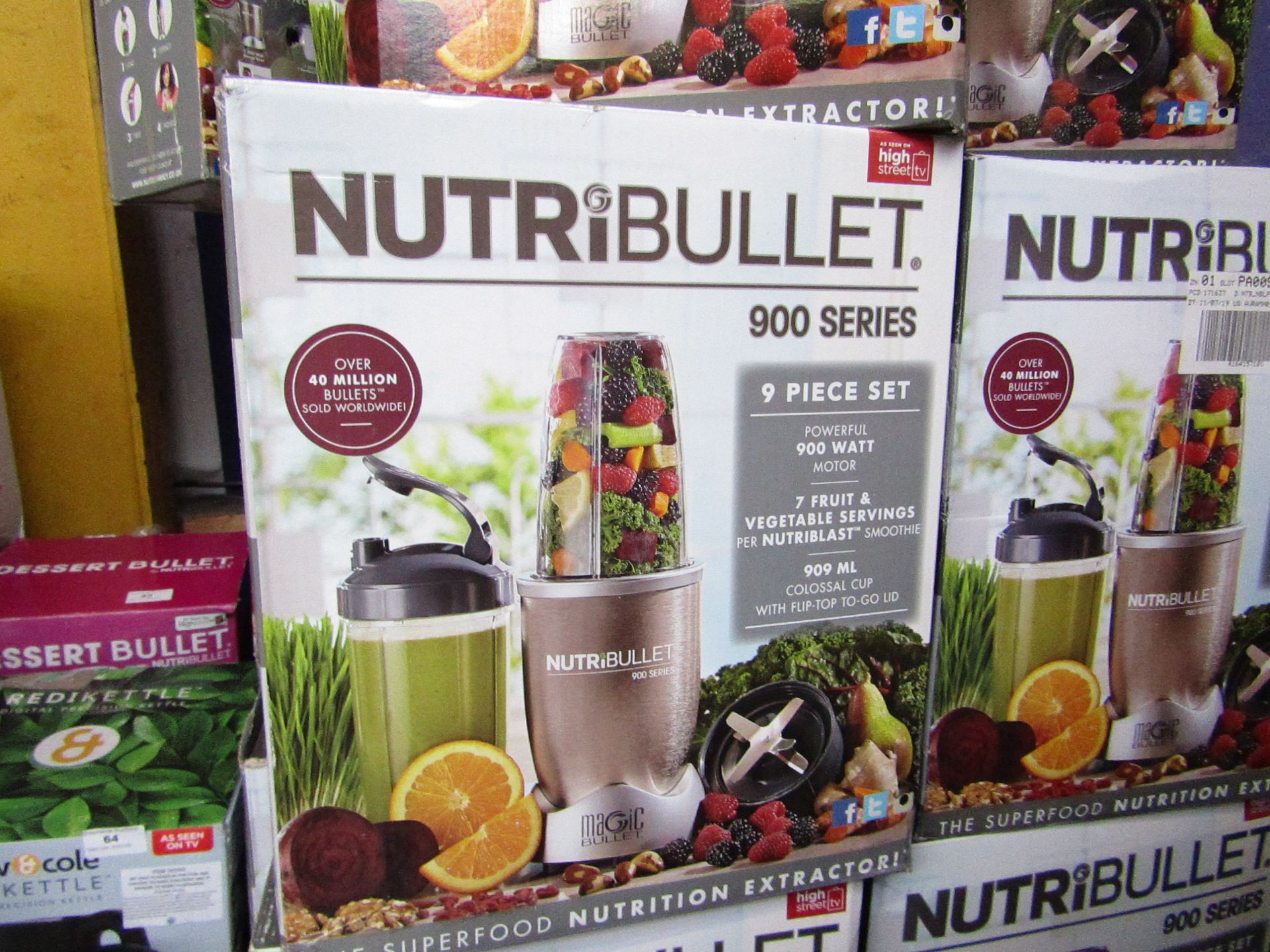 | 1X | NUTRIBULLET 900 SERIES | UNCHECKED AND BOXED | NO ONLINE RE-SALE | SKU C5060191467353 |