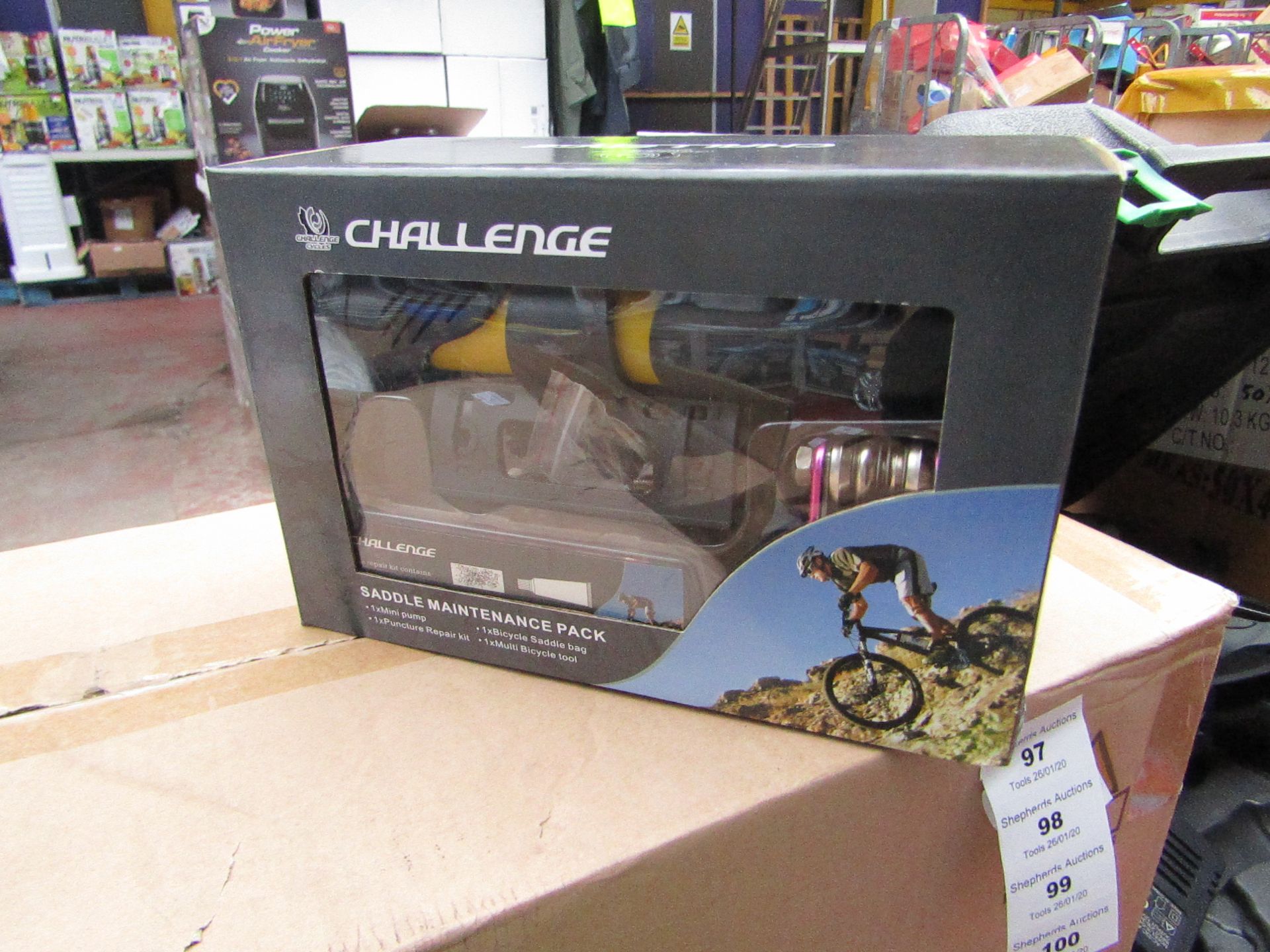 Challenge saddle maintence pack, new and boxed.