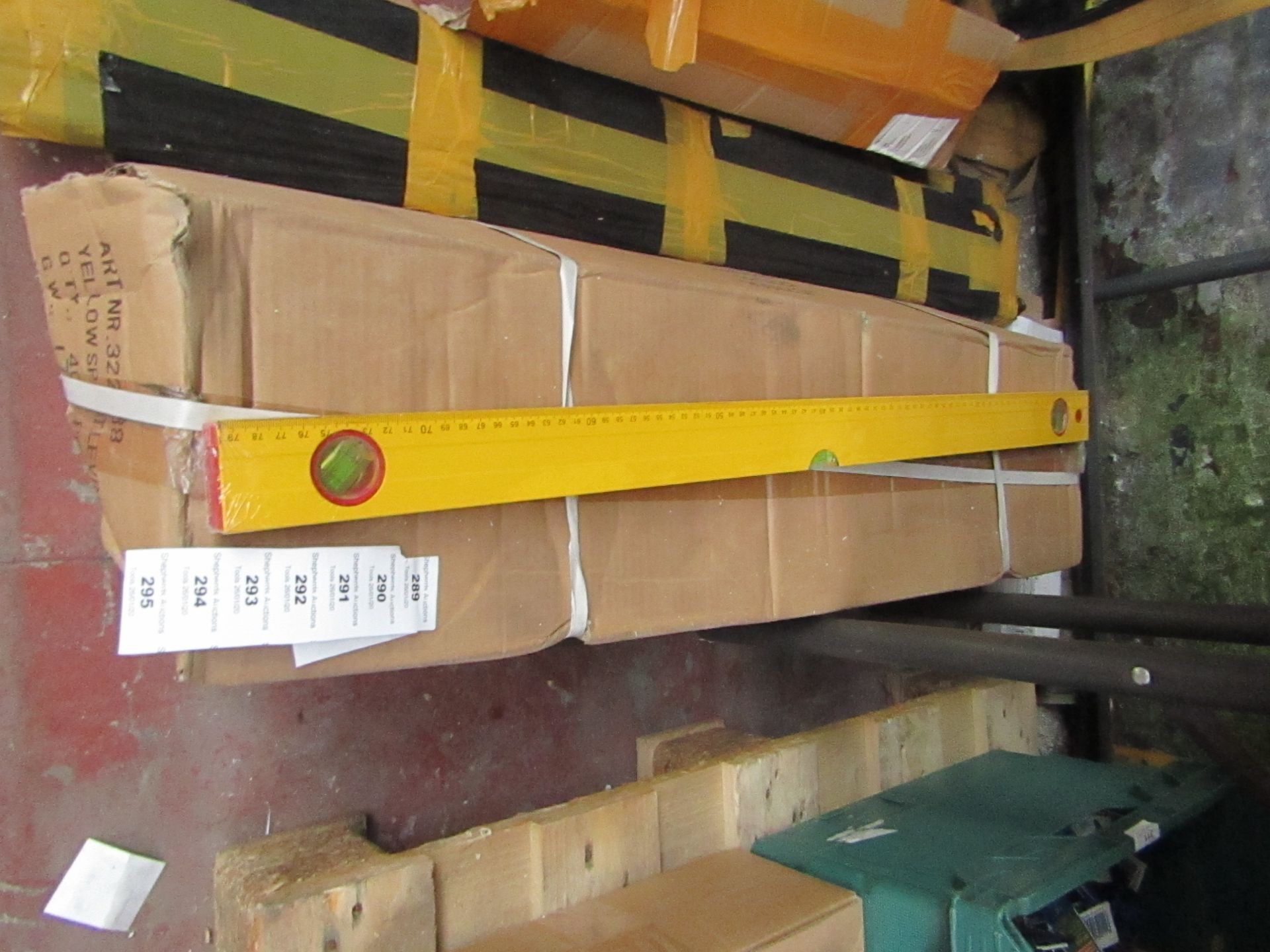 80cm Ruler with spirit level, new and factory sealed.