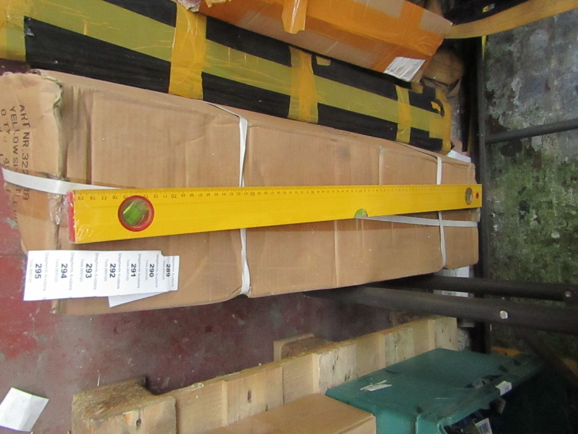 80cm Ruler with spirit level, new and factory sealed.