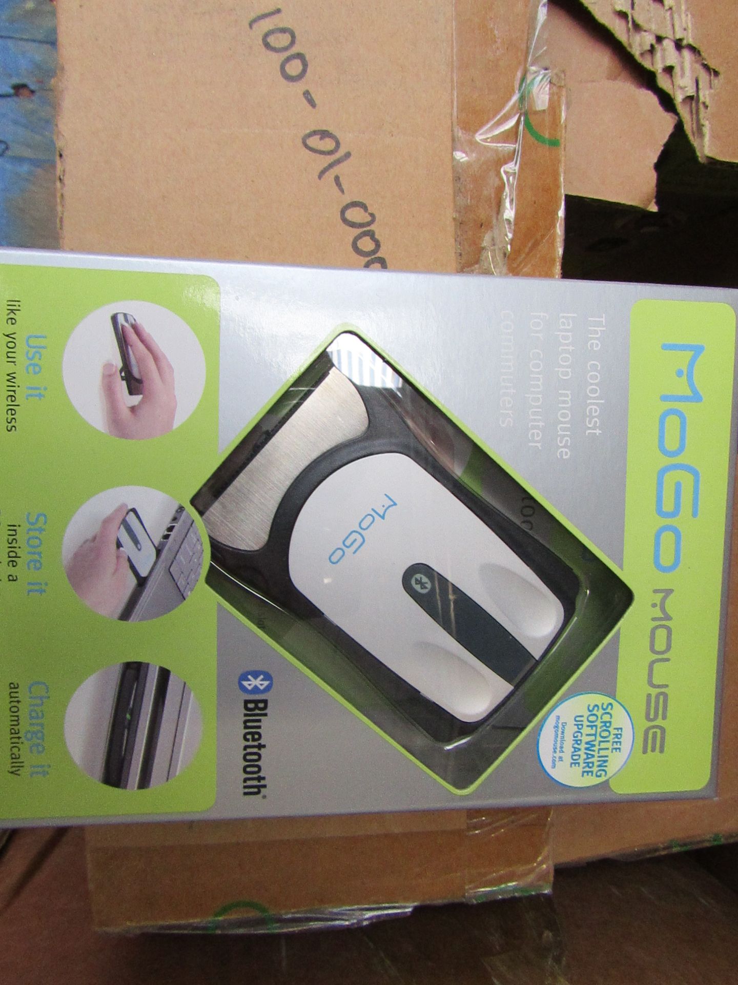 MoGo Bluetooth mouse, new and boxed.