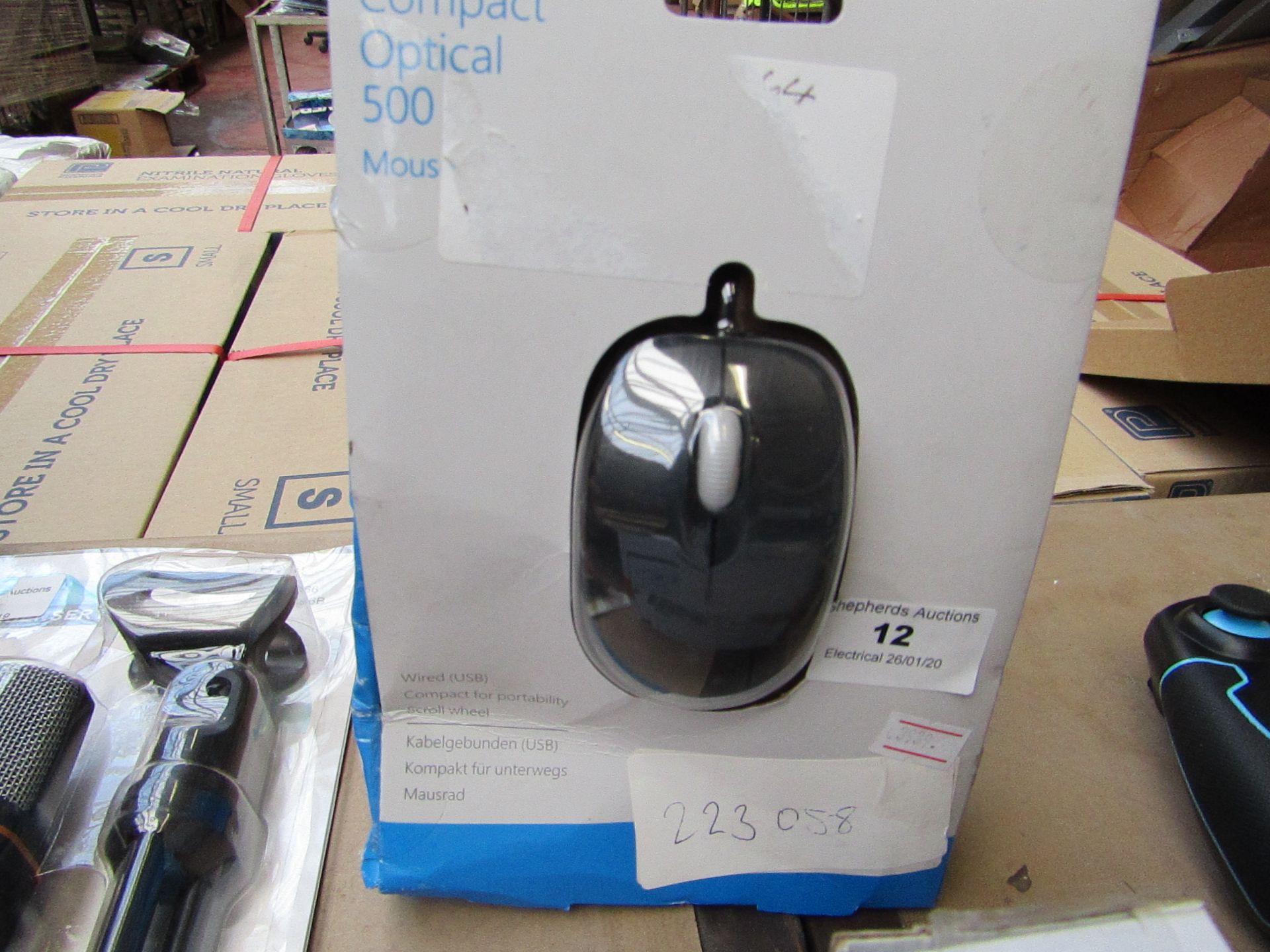 Microsoft - Compact optical 500 - Mouse - packaged.