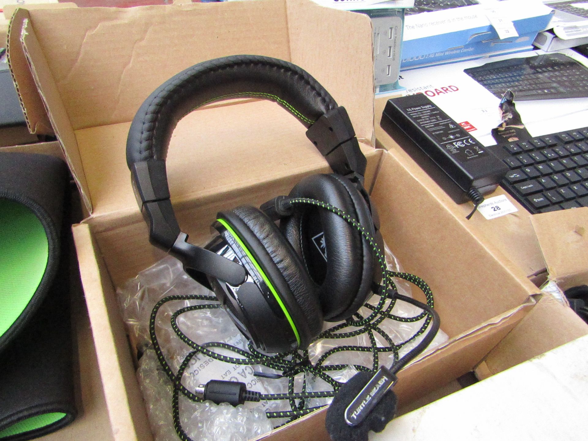 Turtle Beach gaming headphones, untested and boxed.