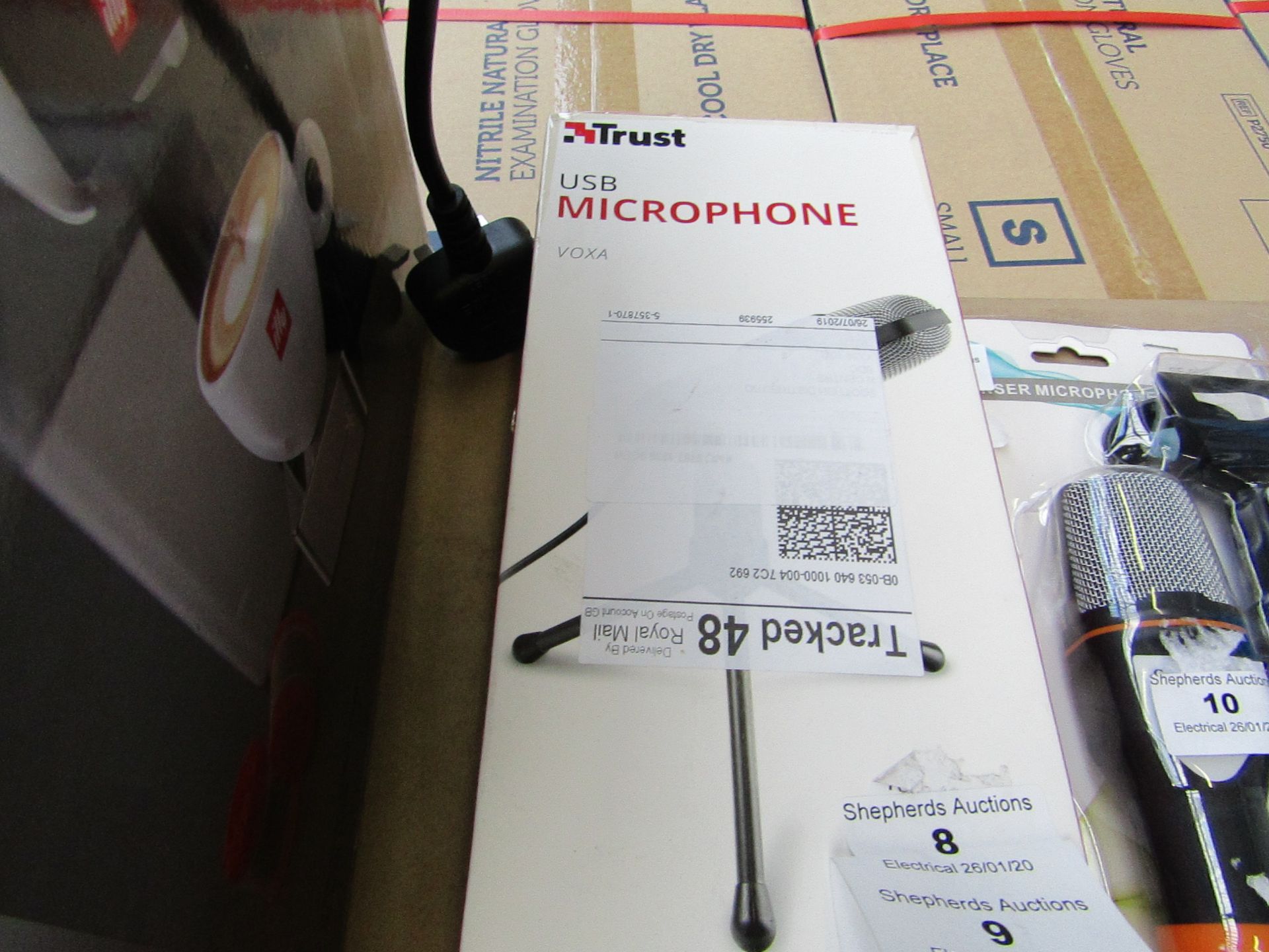 Trust USB microphone, untested and boxed.