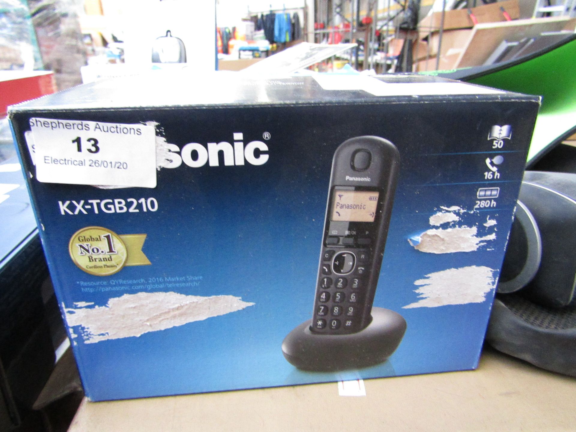 Panasonic - KX-TGB210 - Landline phone - Untested and boxed.