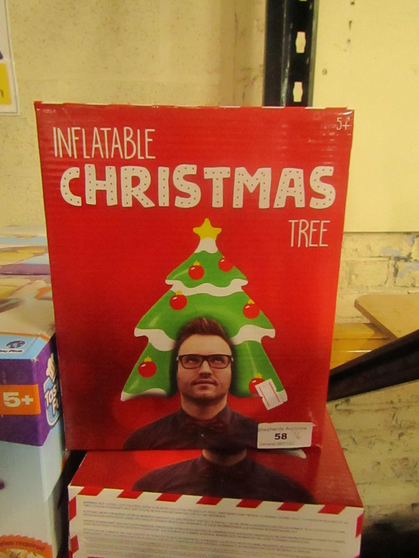 6 x Inflatable Christmas Trees.Boxed