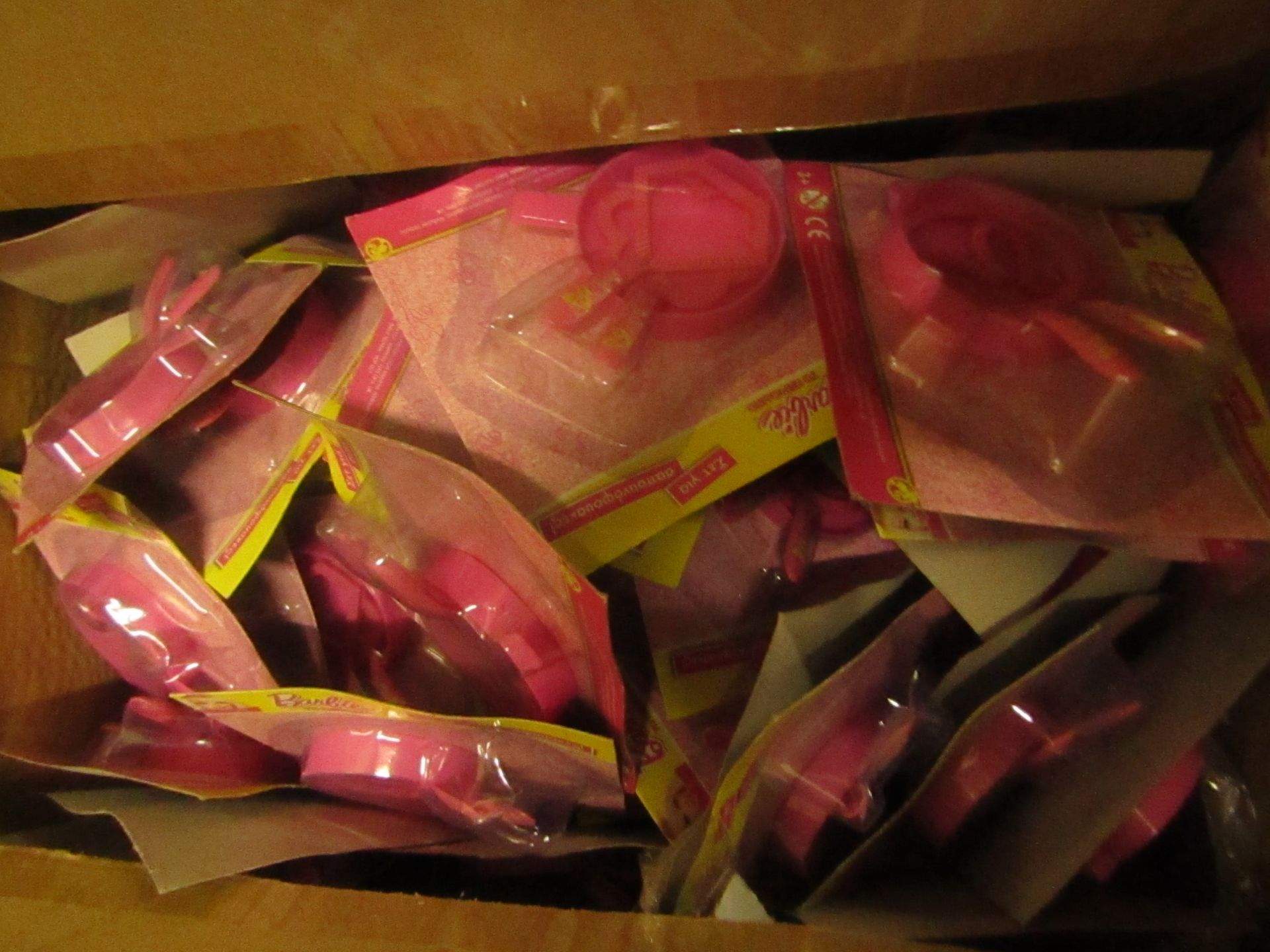 Approx 20 sets of Barbie Pan sets. Packaged