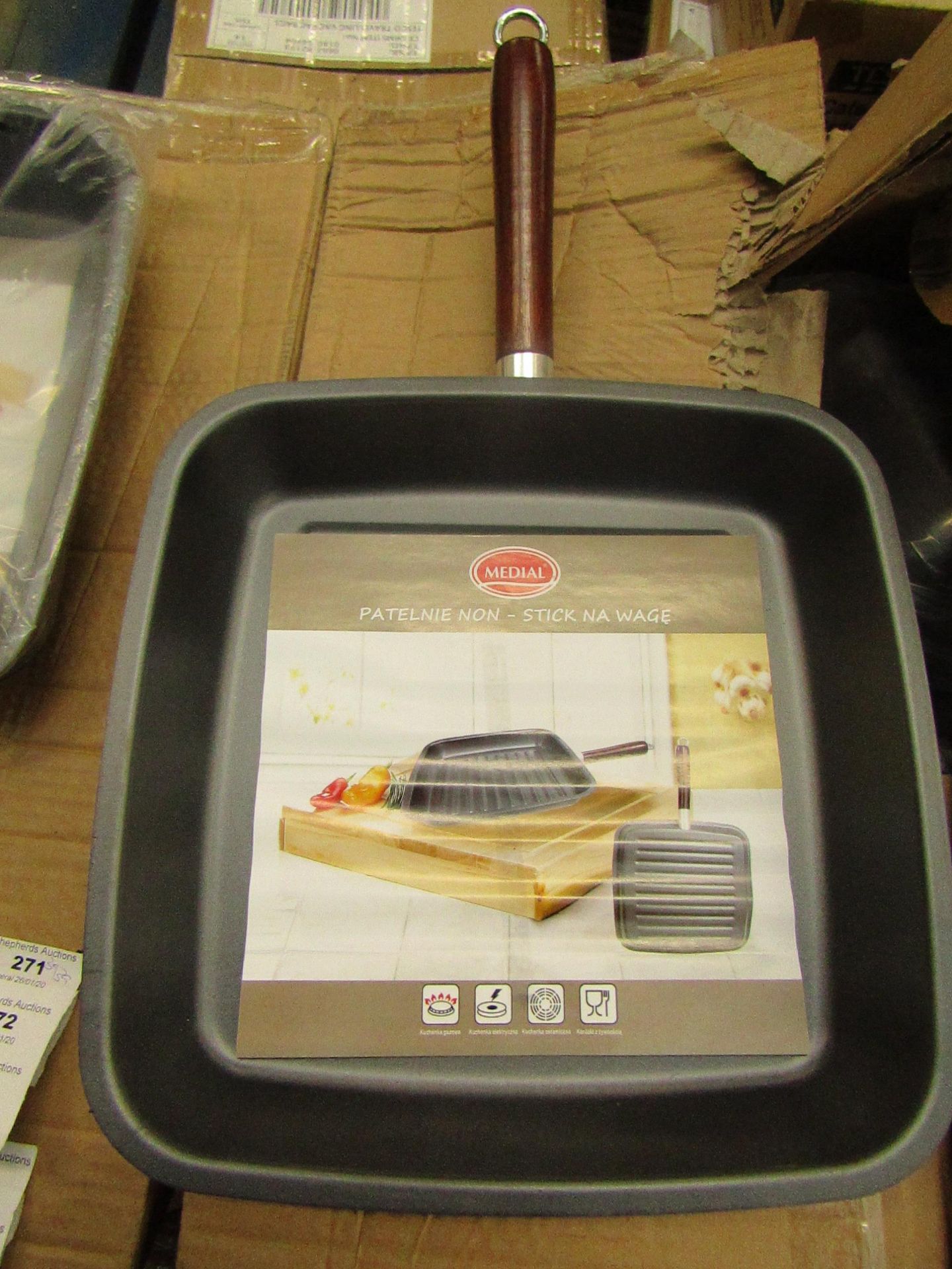 Medial Non Stick Griddle Pan. New & Packaged.