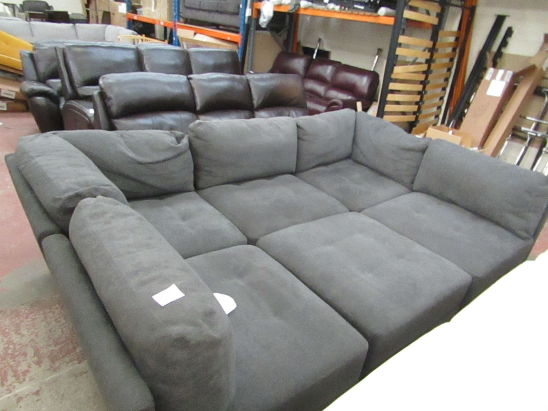 M star 6 piece Sectional Multi Postion sofa, RRP £999