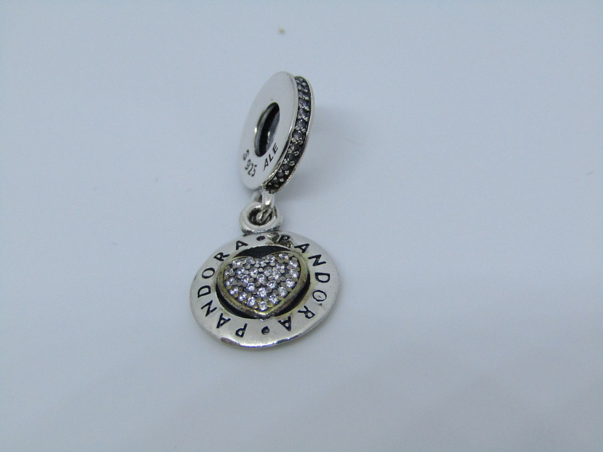 Pandora Heart Charm 925 Silver in Presentation pouch & comes with gift bag (ideal Valentines Gift)