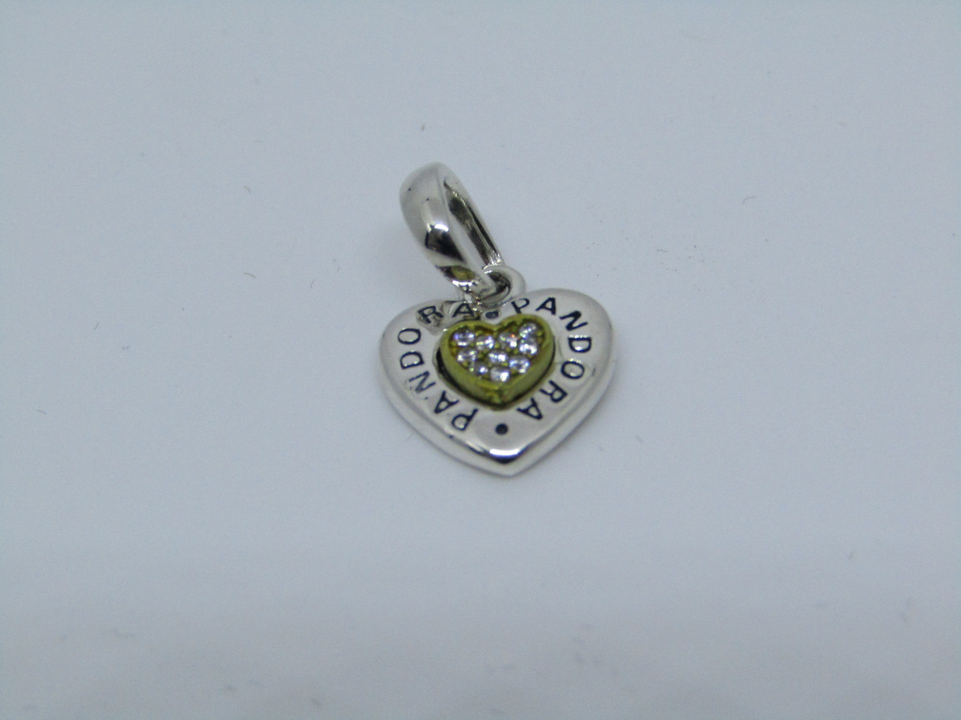 Pandora Heart Charm 925 Silver in Presentation pouch & comes with gift bag (ideal Valentines Gift)