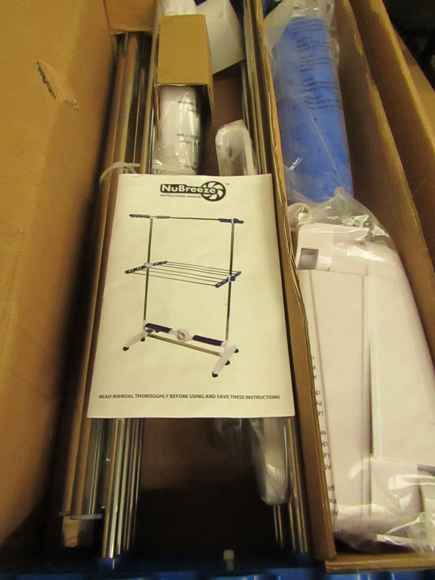 | 1x | NU BREEZE DRYING SYSTEM | UNTESTED & BOXED | NO ONLINE RE-SALE | SKU - | RRP £59.99 |