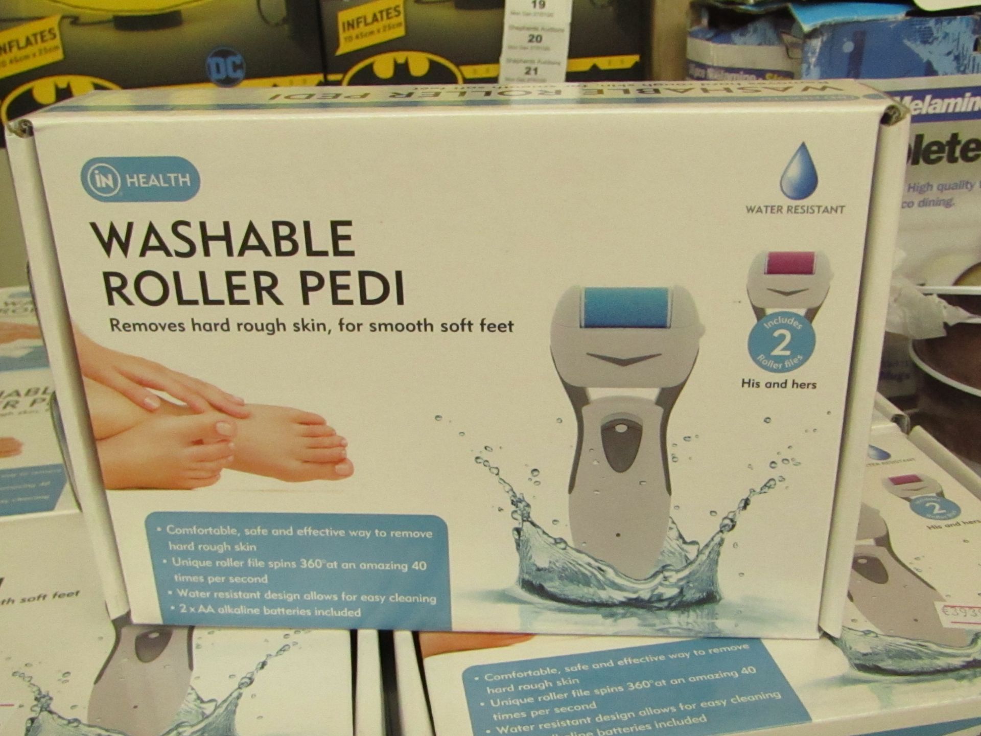 INHealth Washable Roller Pedi. Boxed