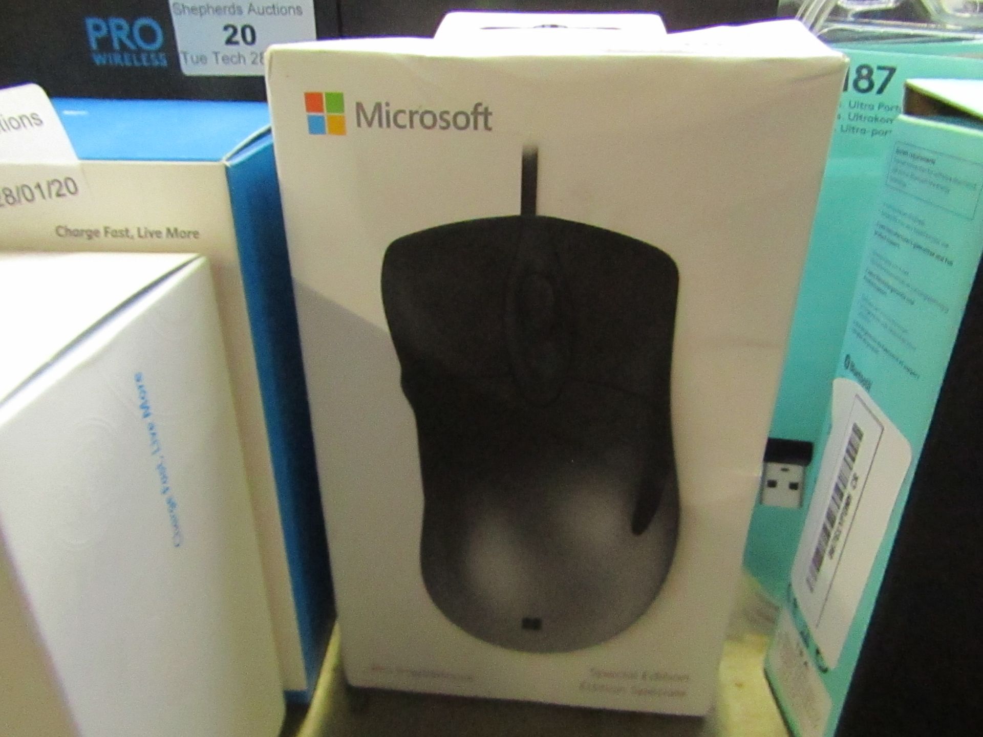 Microsoft Special Edition Pro IntelliMouse, untested and boxed. RRP £60.00