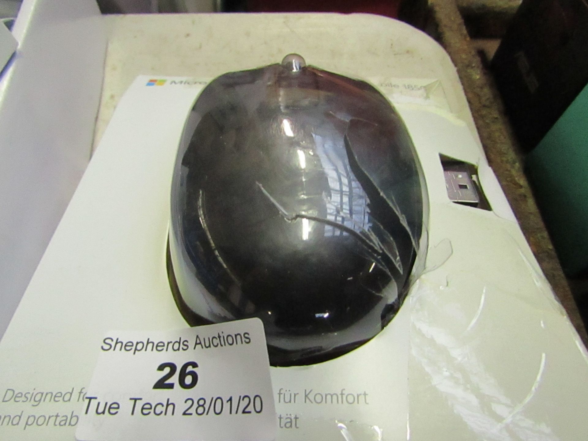 Microsoft Comfort wireless mouse, untested and boxed.