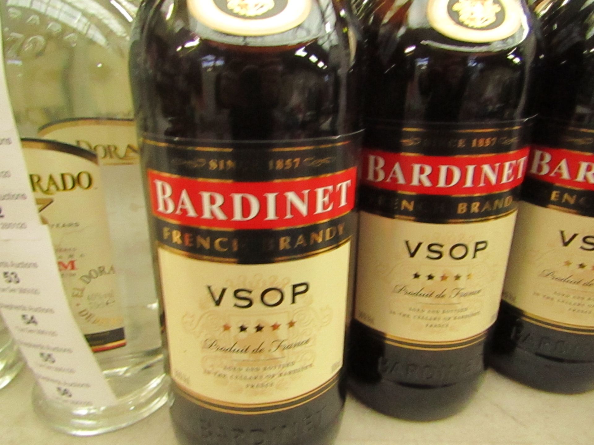 1L Bardinet VSOP French Brandy. 36%. New