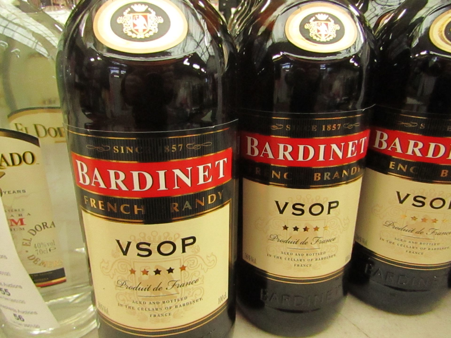 1L Bardinet VSOP French Brandy. 36%. New