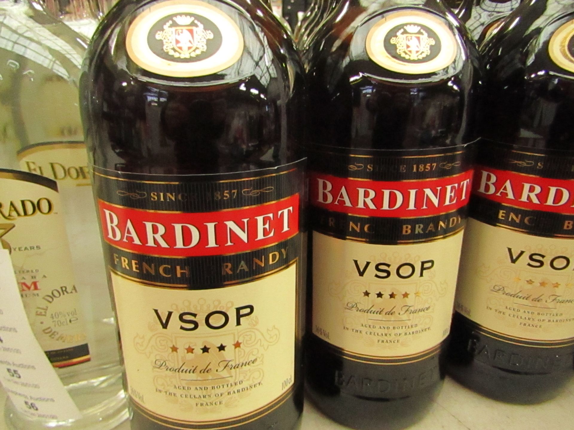 1L Bardinet VSOP French Brandy. 36%. New