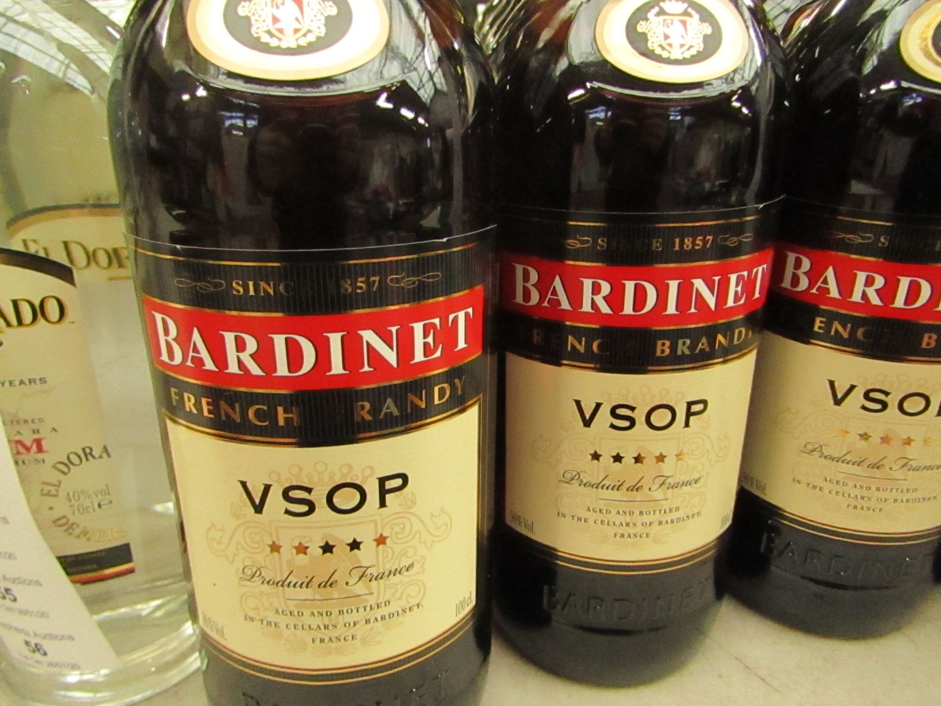 1L Bardinet VSOP French Brandy. 36%. New