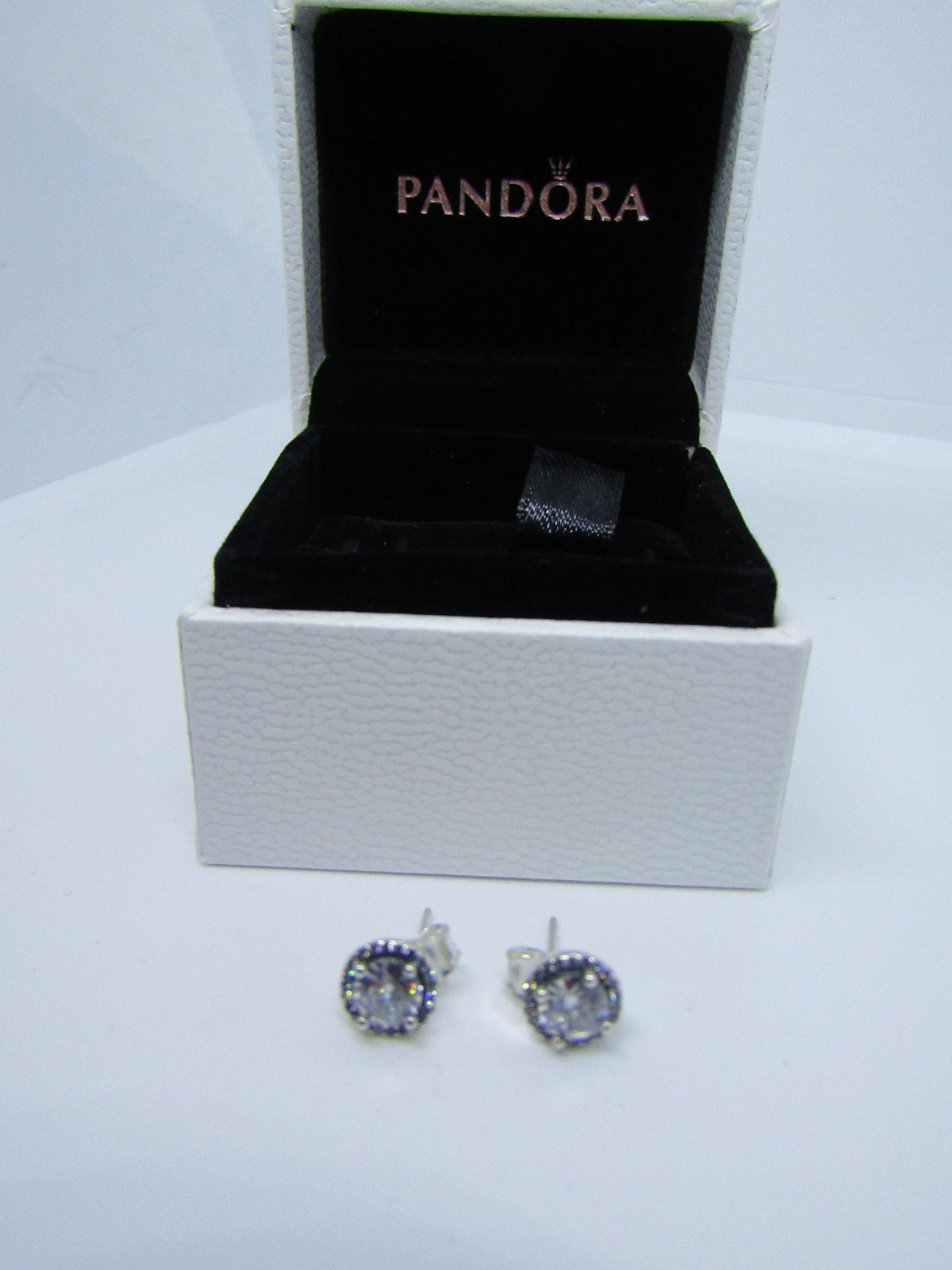 Pandora Silver 925 Earrings (see image for design) in Presentation box & Gift bag (ideal gift for