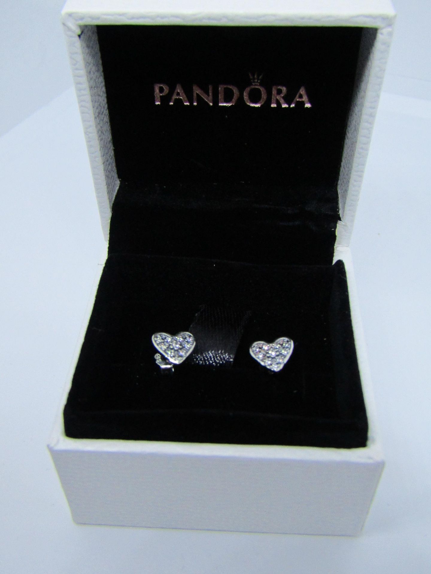 Pandora Silver 925 Earrings (see image for design) in Presentation box & Gift bag (ideal gift for