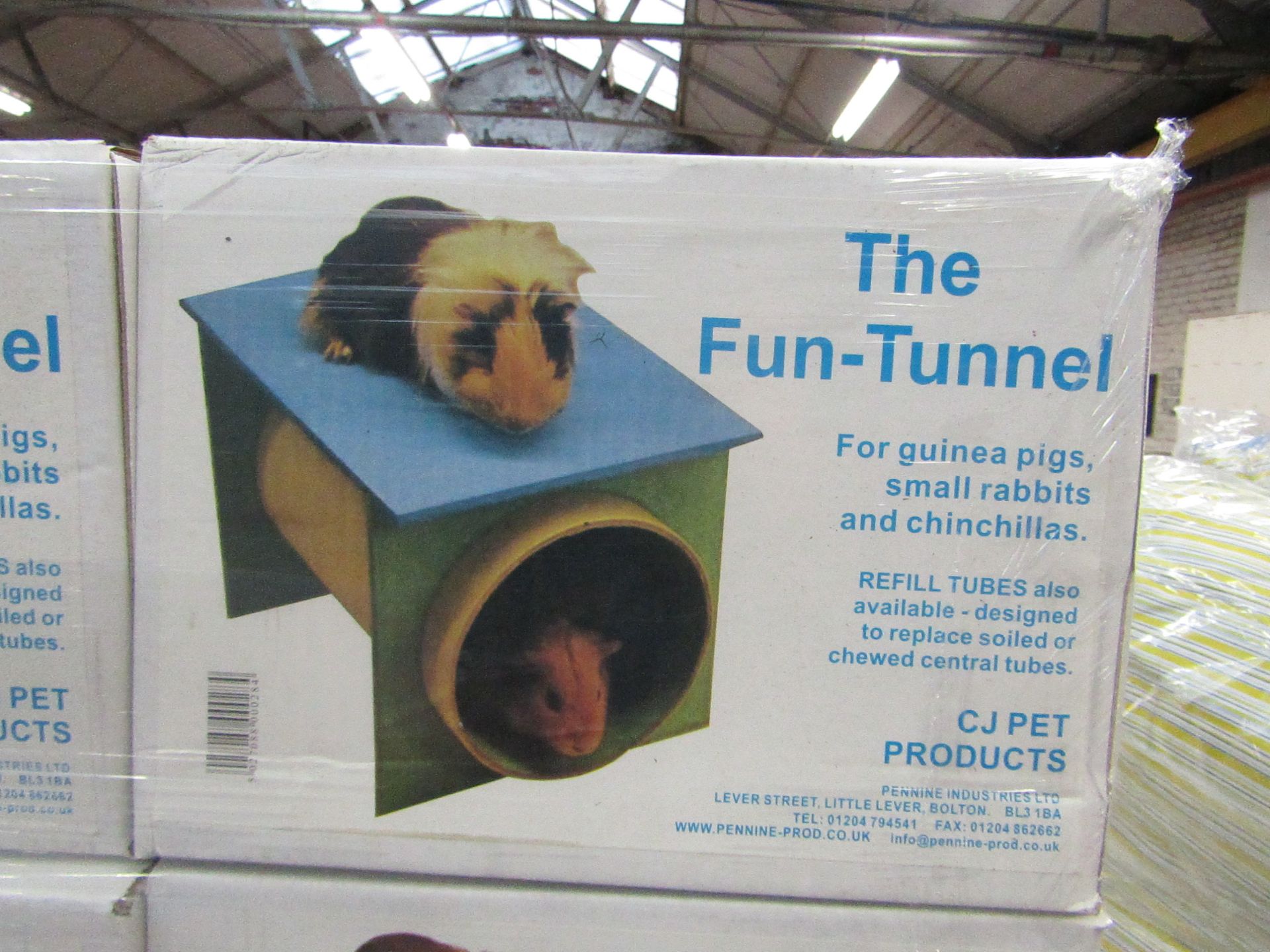 | 1X | CJ PET PRODUCTS FUN TUNNEL FOR GUINEA PIGS, SMALL RABBITS AND CHINCHILLAS | NEW AND BOXED |