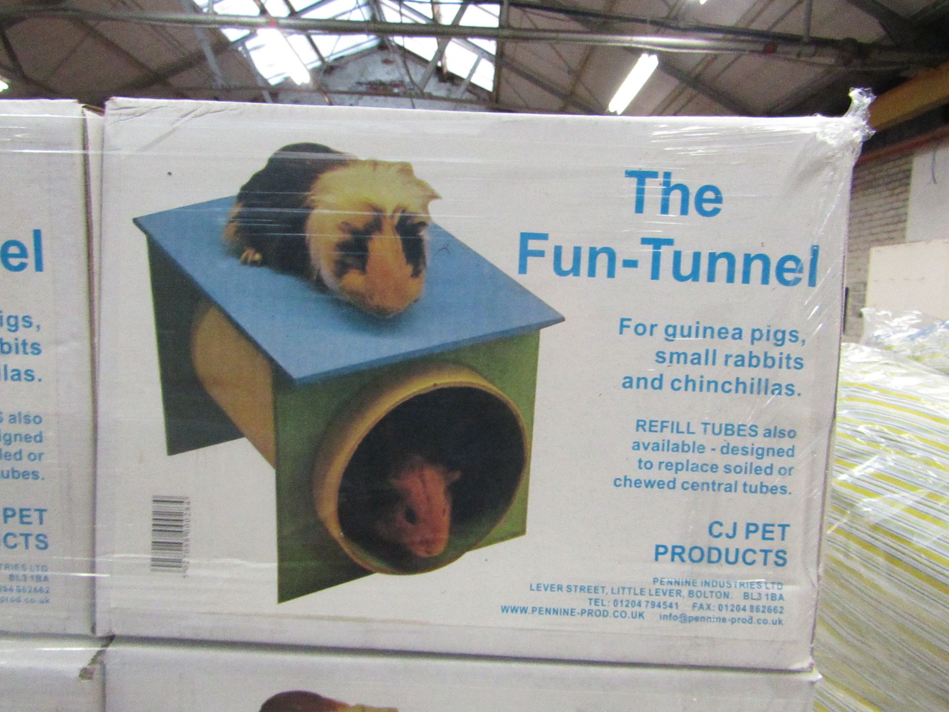 | 1X | CJ PET PRODUCTS FUN TUNNEL FOR GUINEA PIGS, SMALL RABBITS AND CHINCHILLAS | NEW AND BOXED |