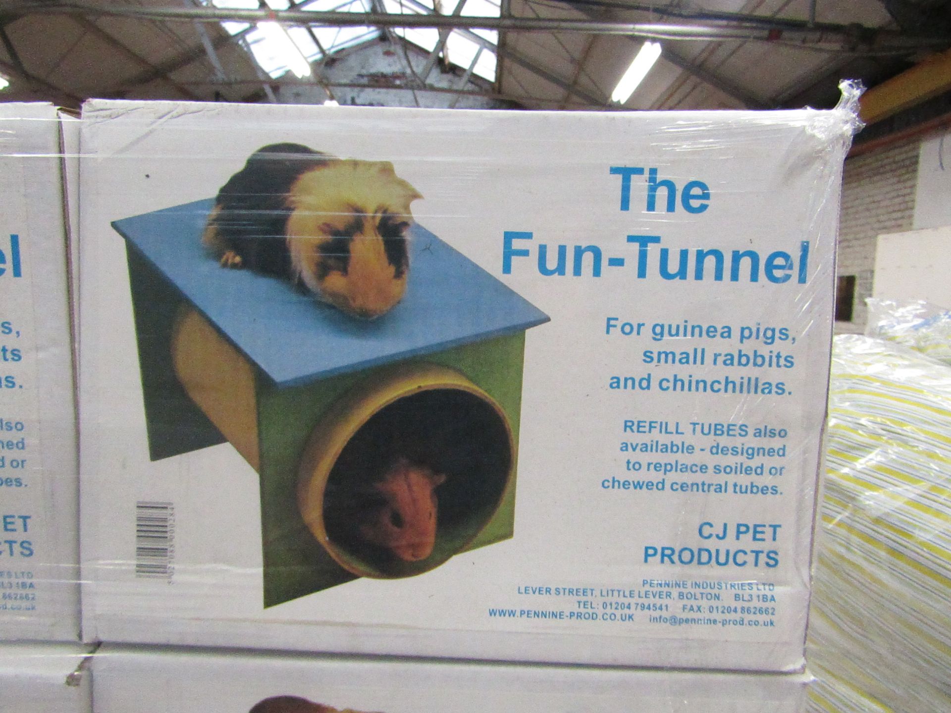 | 1X | CJ PET PRODUCTS FUN TUNNEL FOR GUINEA PIGS, SMALL RABBITS AND CHINCHILLAS | NEW AND BOXED |