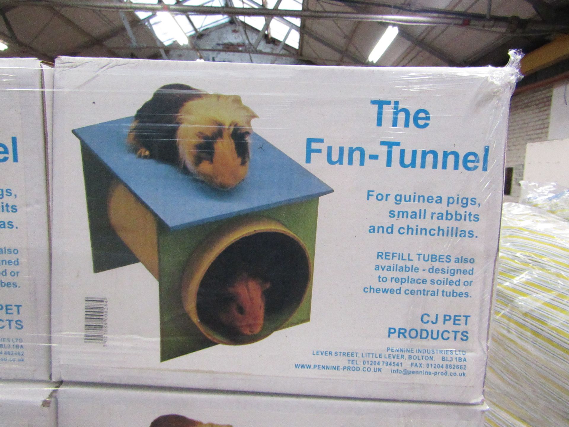 | 1X | CJ PET PRODUCTS FUN TUNNEL FOR GUINEA PIGS, SMALL RABBITS AND CHINCHILLAS | NEW AND BOXED |