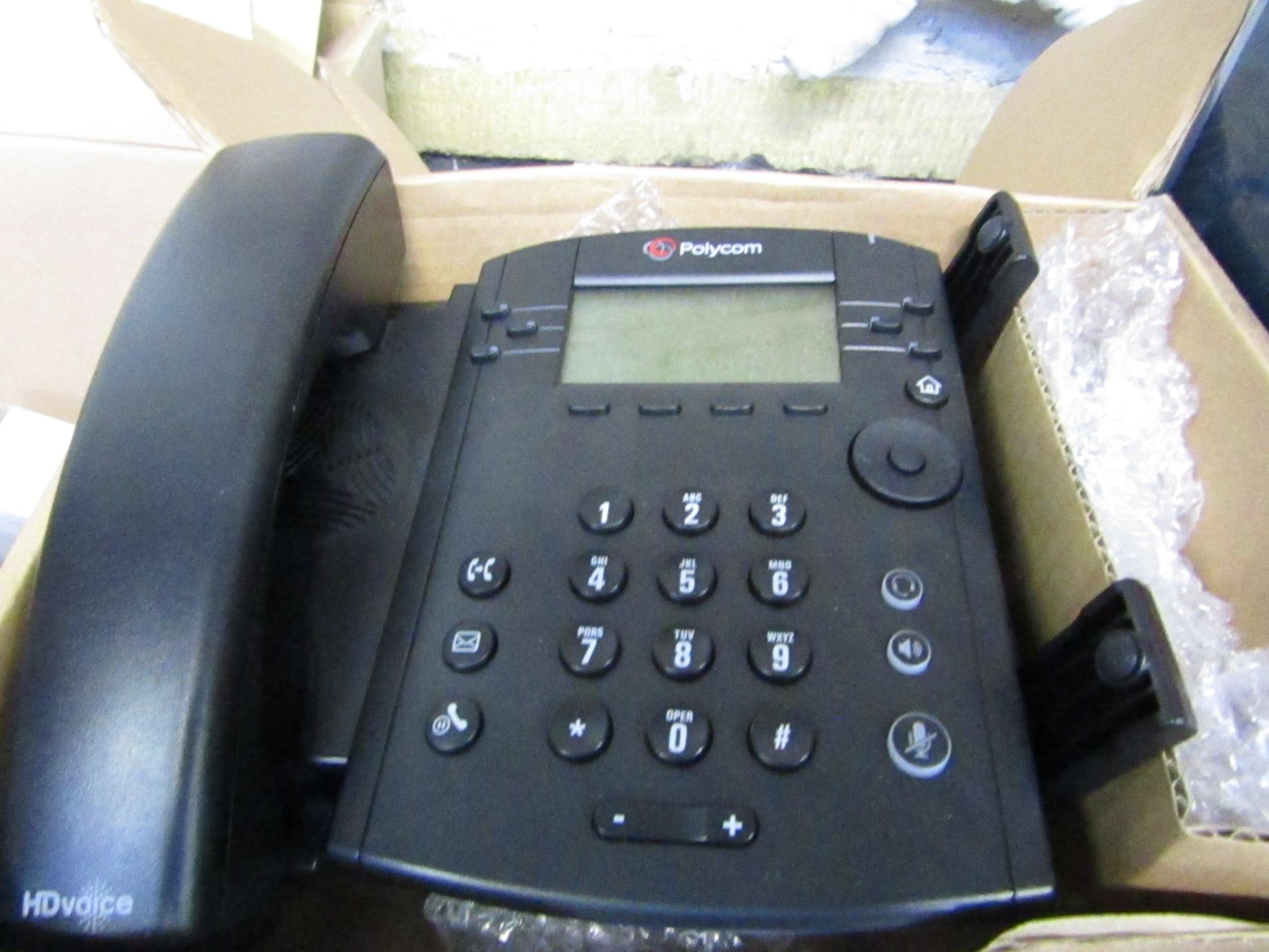 Polycom - Landline phone - (Call centre type) - Untested and boxed.